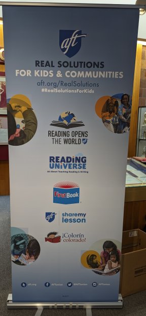 Reading Opens the World Banner