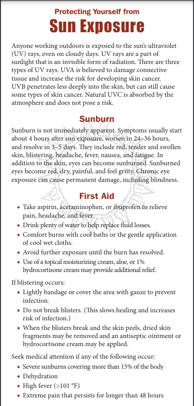Sun Exposure Facts