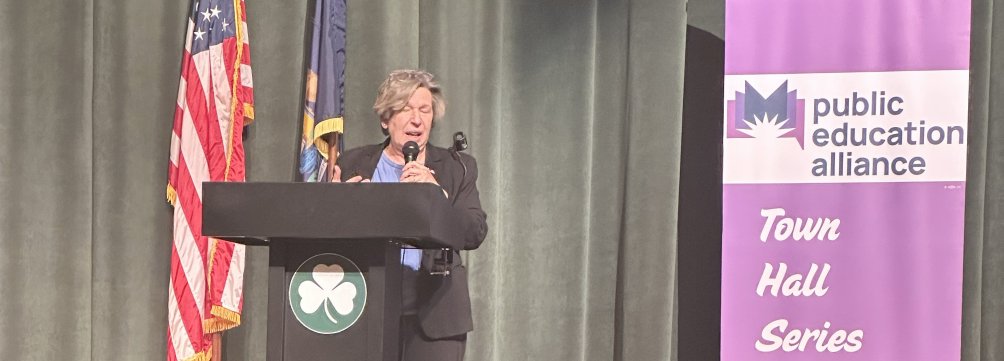 Randi Weingarten in East Detroit