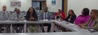 city council candidates speak to DFT