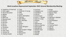 Honor Roll September 2025