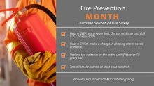 Fire prevention month tips