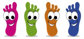 clip art of feet