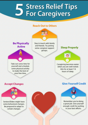 stress relief tips for caregivers