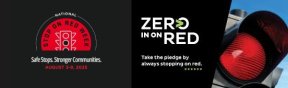 stop on red banner