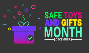 safe toys and gift month december