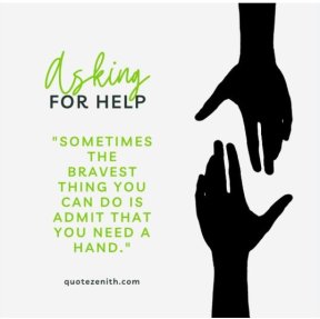 quote to ask for help